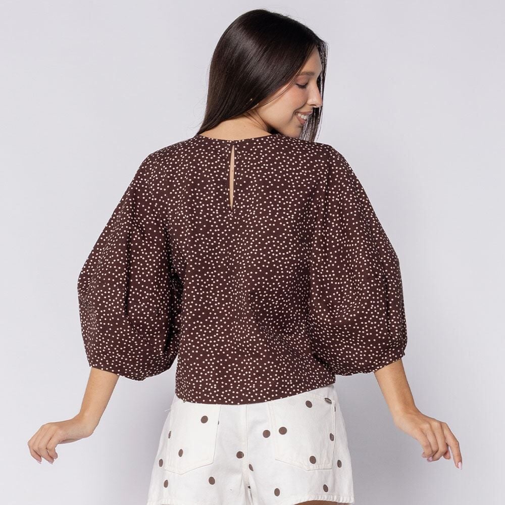 Blusa Feminina Cropped De Póa Patricia Foster