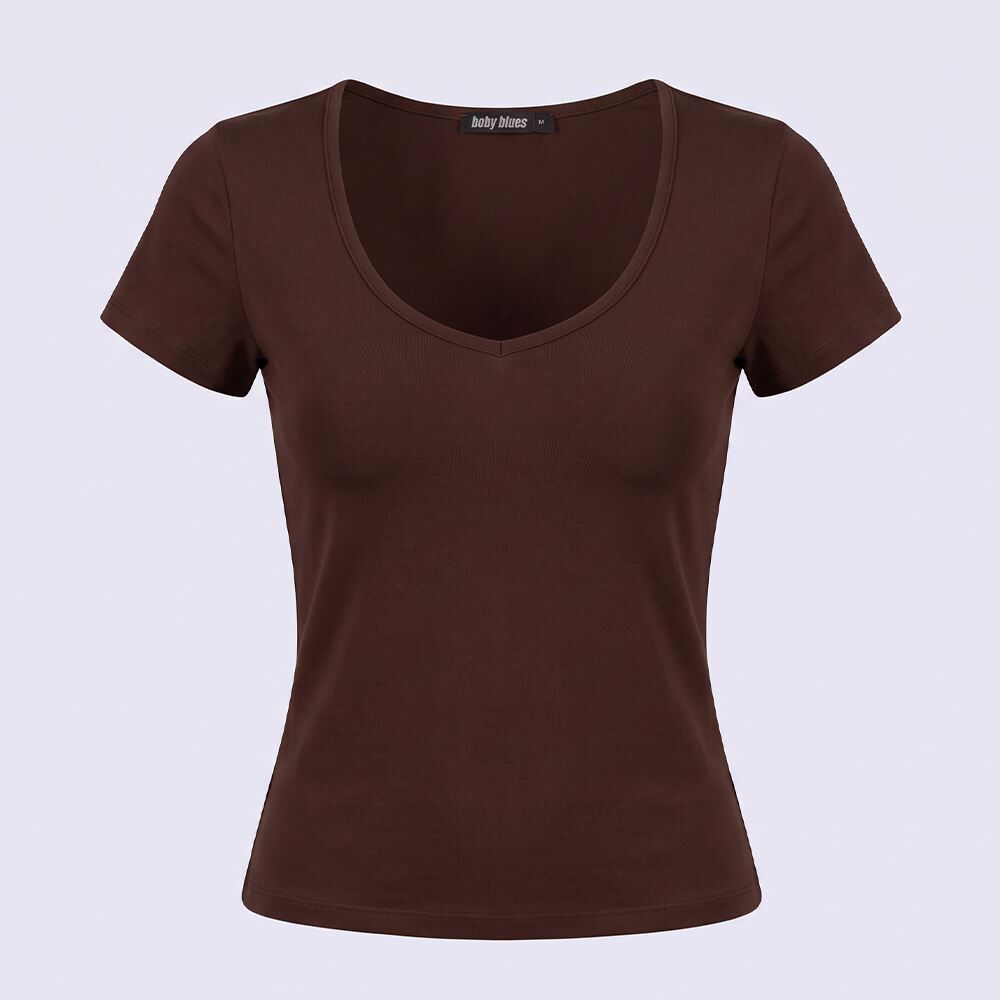 Blusa Feminina Decote Princesa Em Poliamida Boby Blues