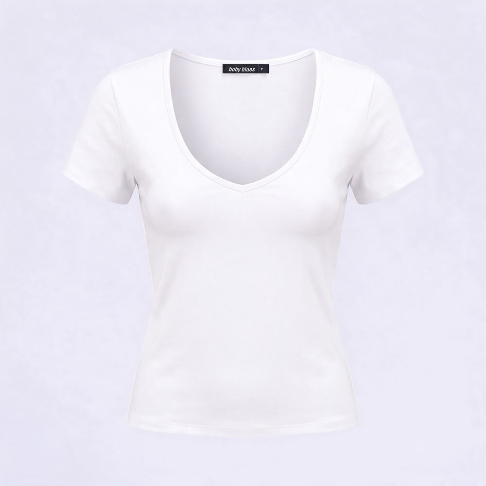 Blusa Feminina Decote Princesa Em Poliamida Boby Blues