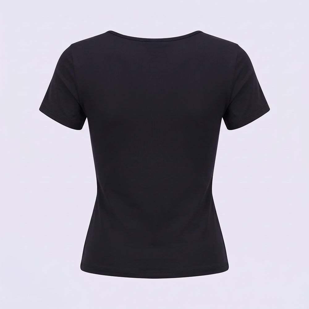 Blusa Feminina Decote Princesa Em Poliamida Boby Blues