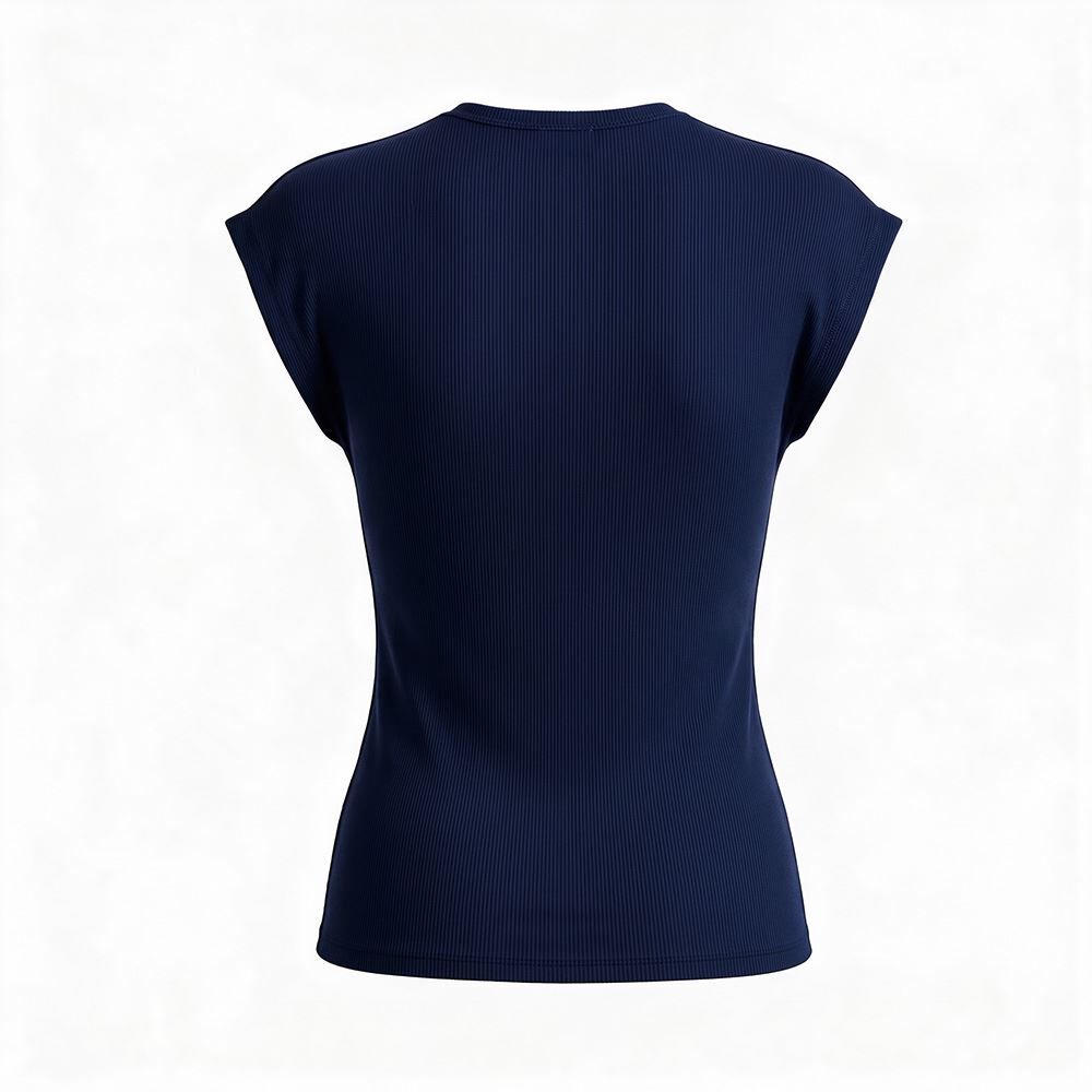 Blusa Feminina Decote V Em Poliamida Patricia Foster