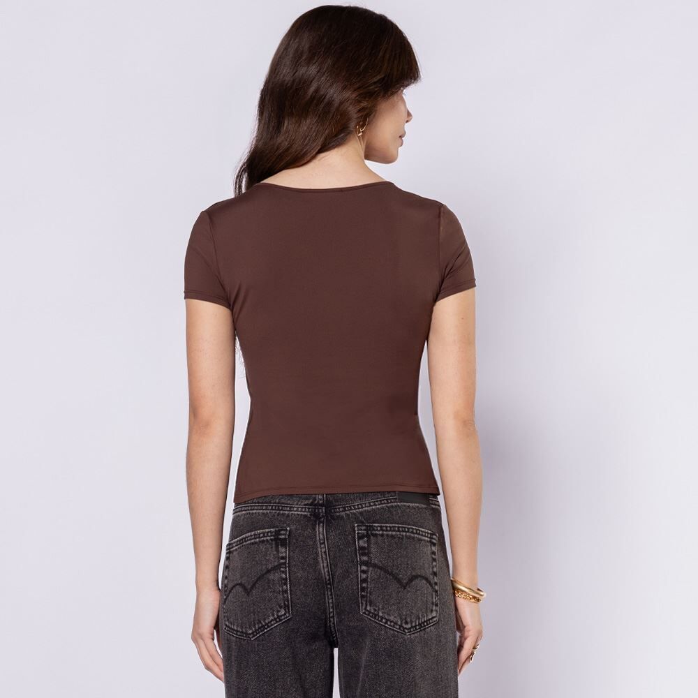 Blusa Feminina Em Poliamida Patricia Foster