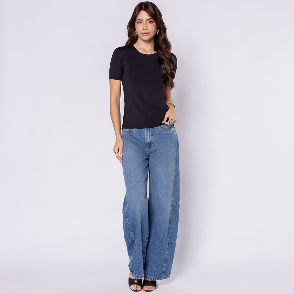 Blusa Feminina Em Poliamida Patricia Foster