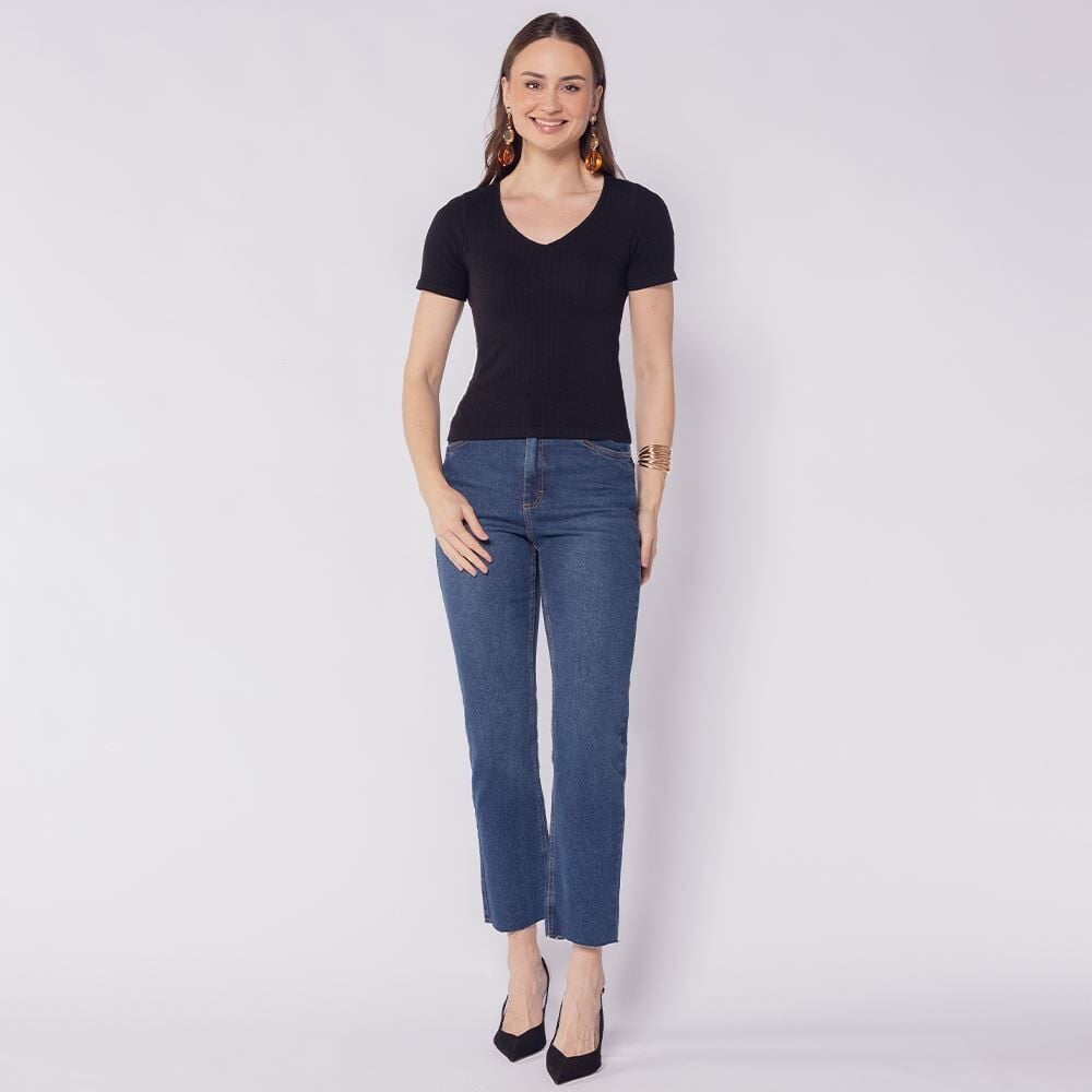 Blusa Feminina Em Poliamida Sem Costura Patricia Foster