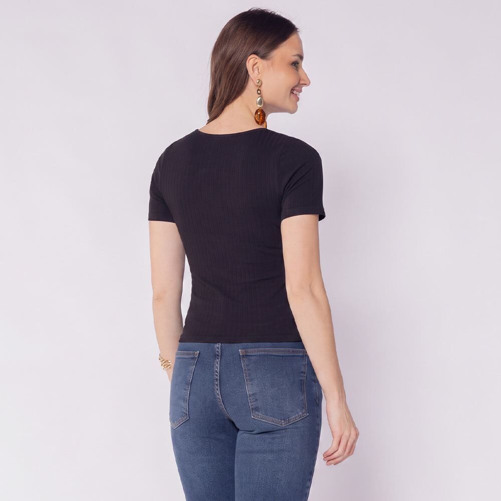 Blusa Feminina Em Poliamida Sem Costura Patricia Foster