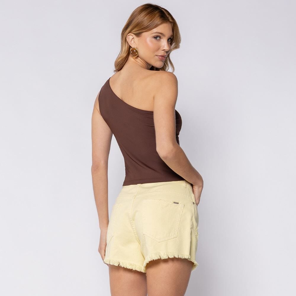 Blusa Feminina Ombro Único Boby Blues