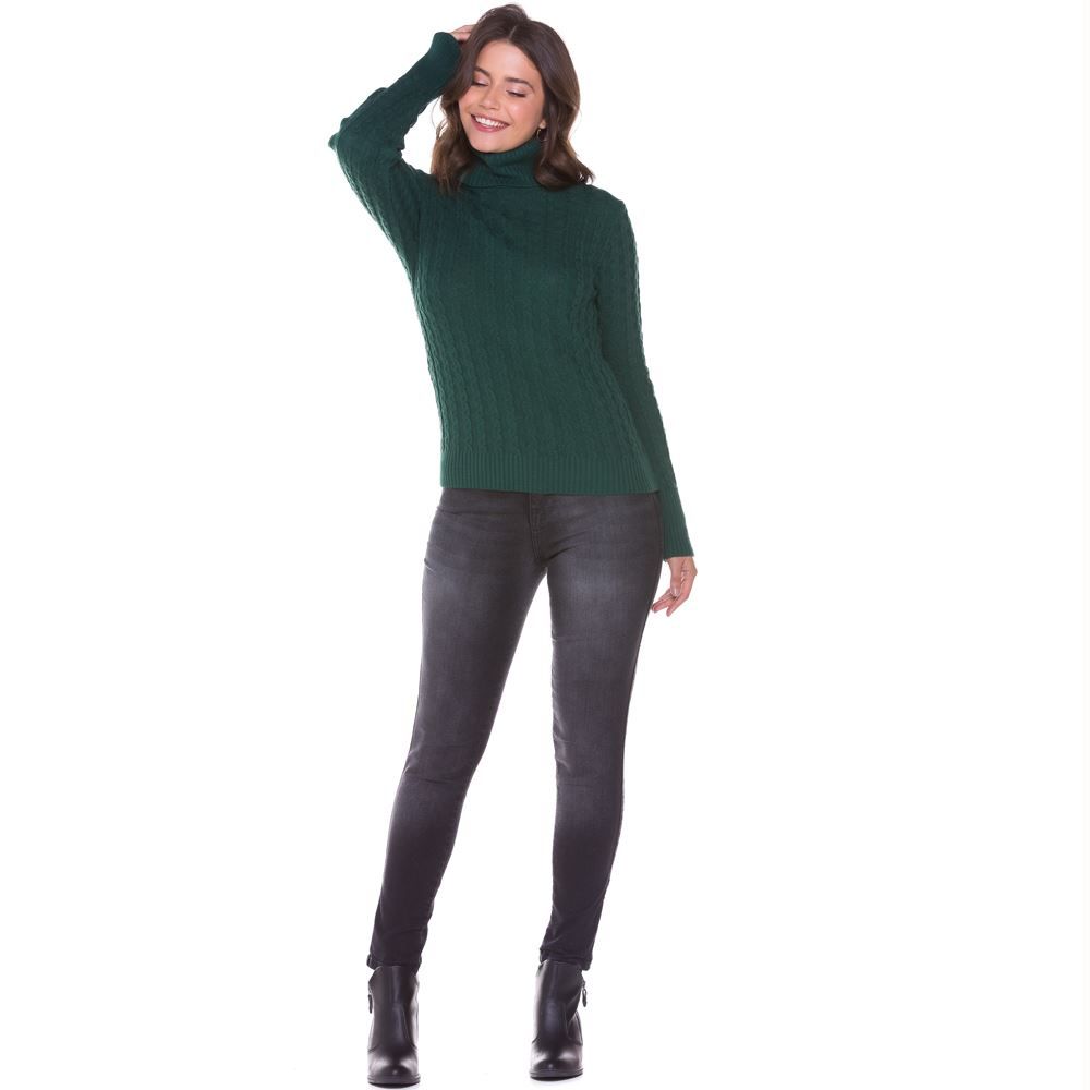 Blusa Gola Alta Tricot Patrícia Foster