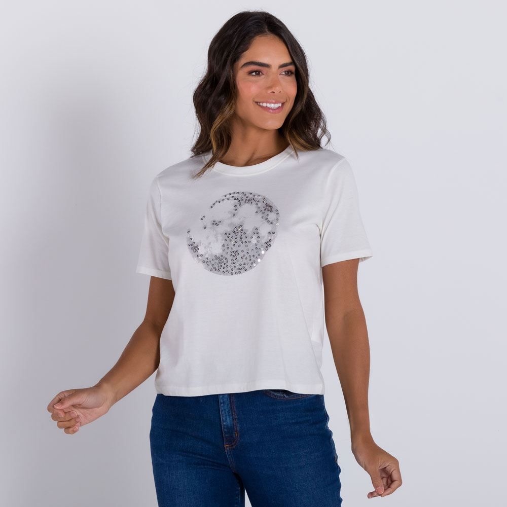 Blusa Lua Paête Patrícia Foster