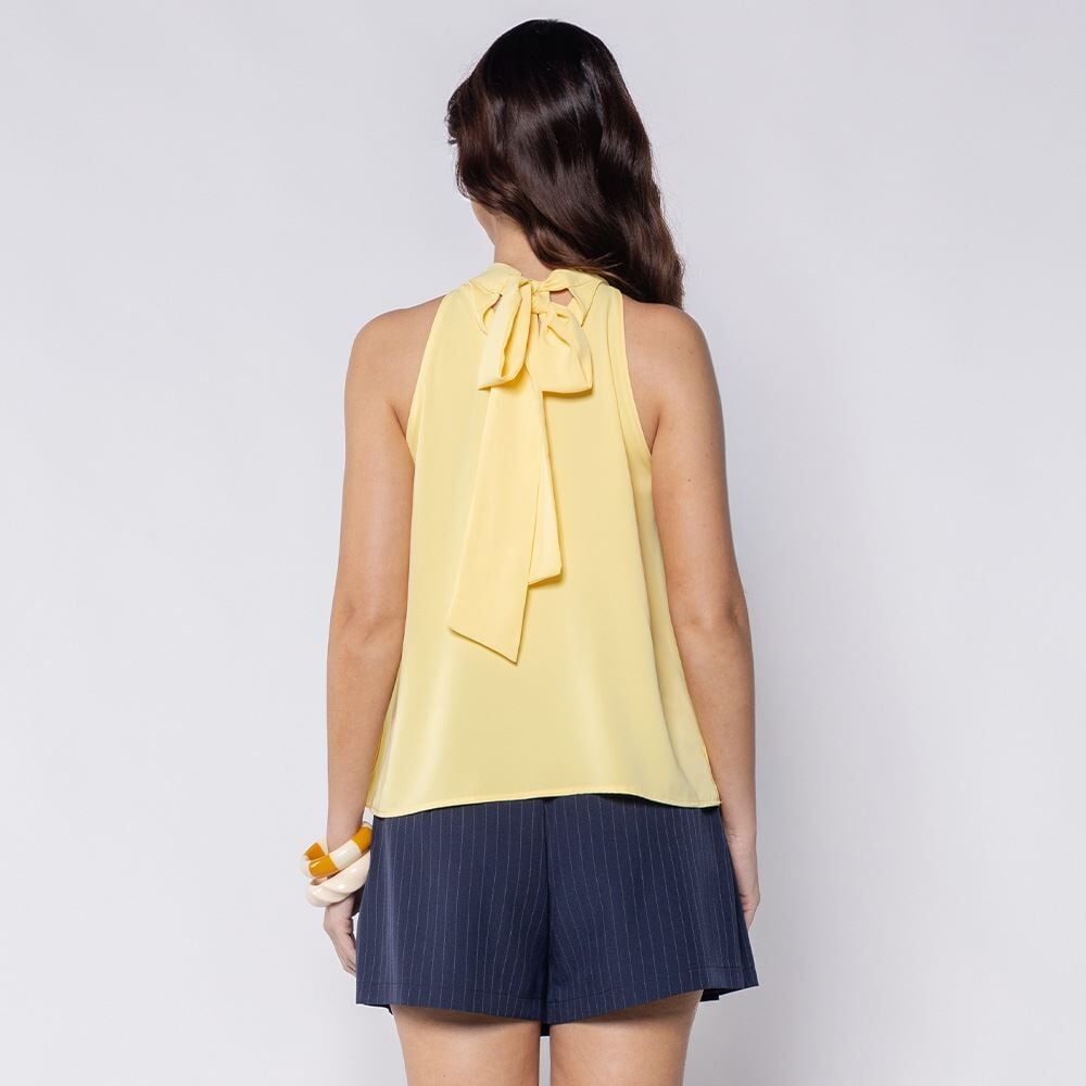 Blusa Regata Feminina Gola Alta Patricia Foster