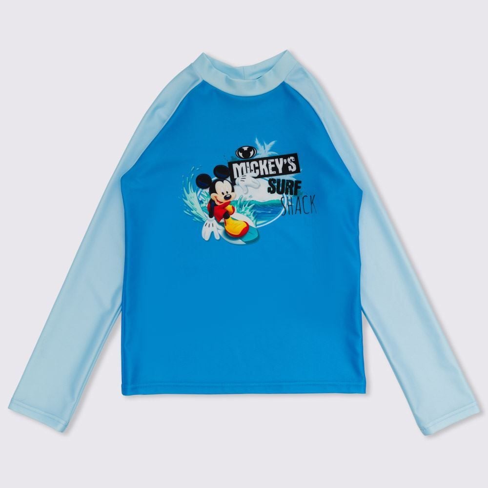 Blusa UV 4 a 10 Anos Mickey's Surf Disney