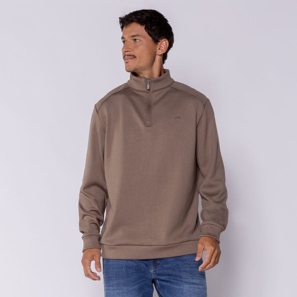 Blusão Masculino Gola Alta Com Zíper Marc Alain