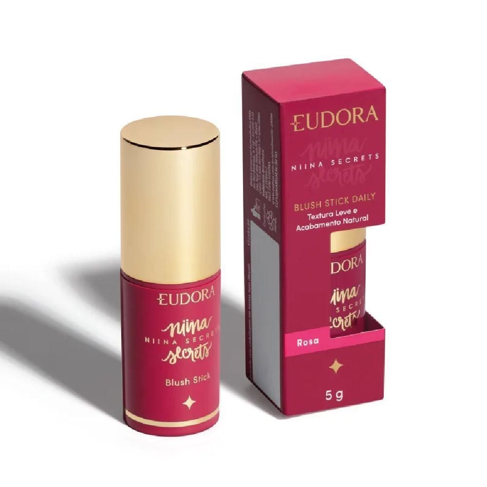Blush Stick Daily Rosa Niina Secrets Eudora - 5g