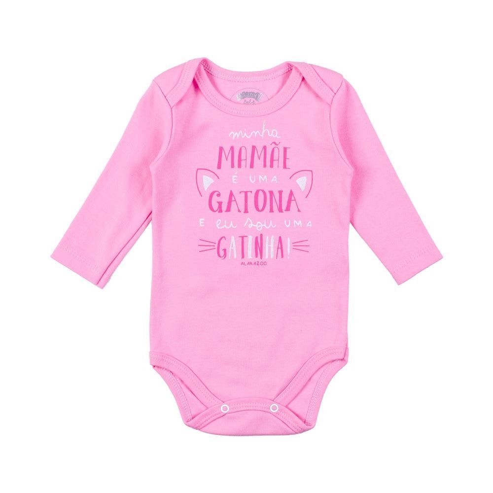 Body de Bebê Malha Suedine Temático Alakazoo
