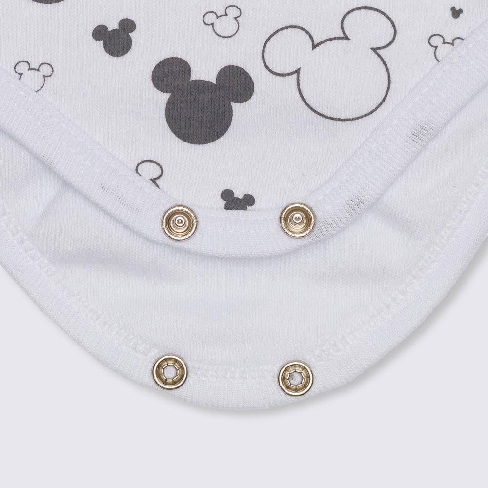 Body de Bebê Menino Mickey Piscando Disney