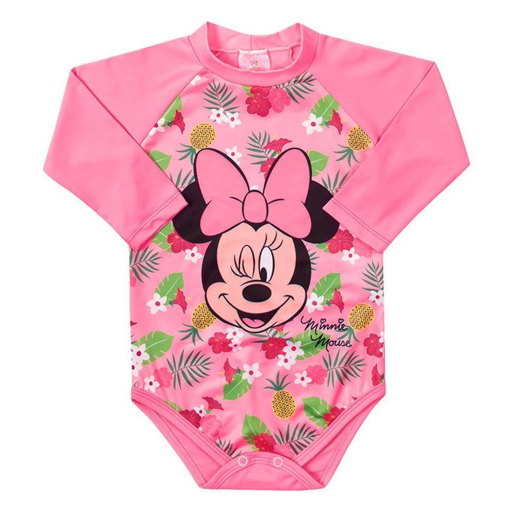 Body De Bebê Minnie Proteção UV Marlan Malhas