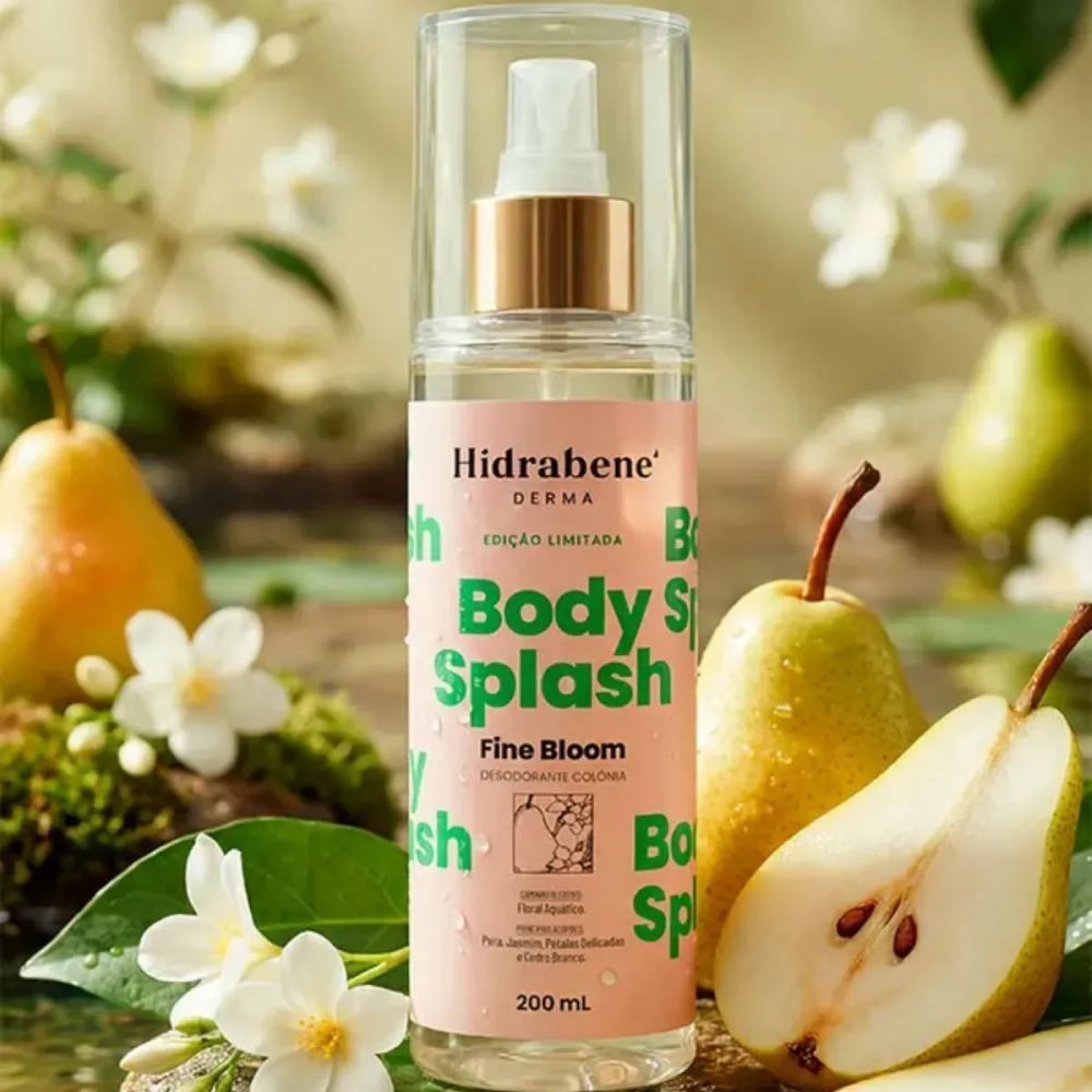 Body Splash Fine Bloom 200Ml Hidrabene