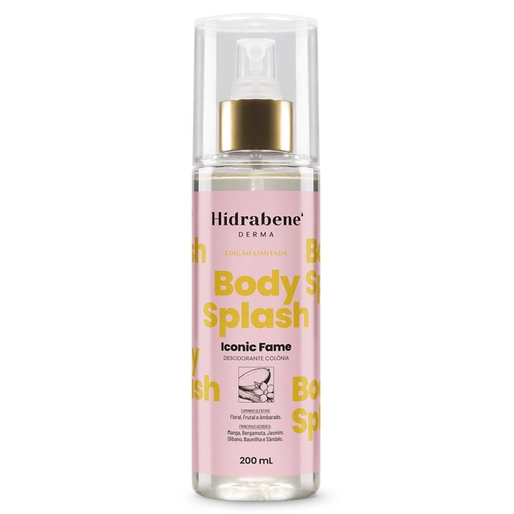 Body Splash Iconic Fame 200Ml Hidrabene