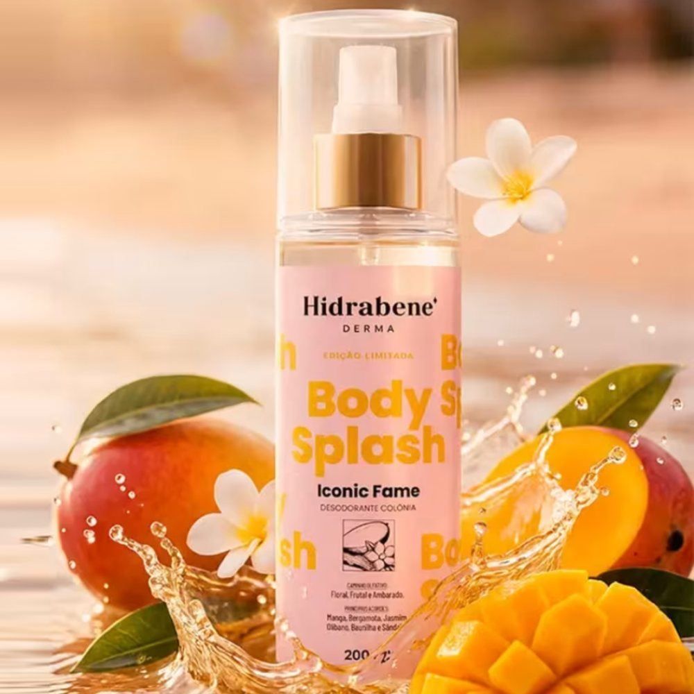 Body Splash Iconic Fame 200Ml Hidrabene