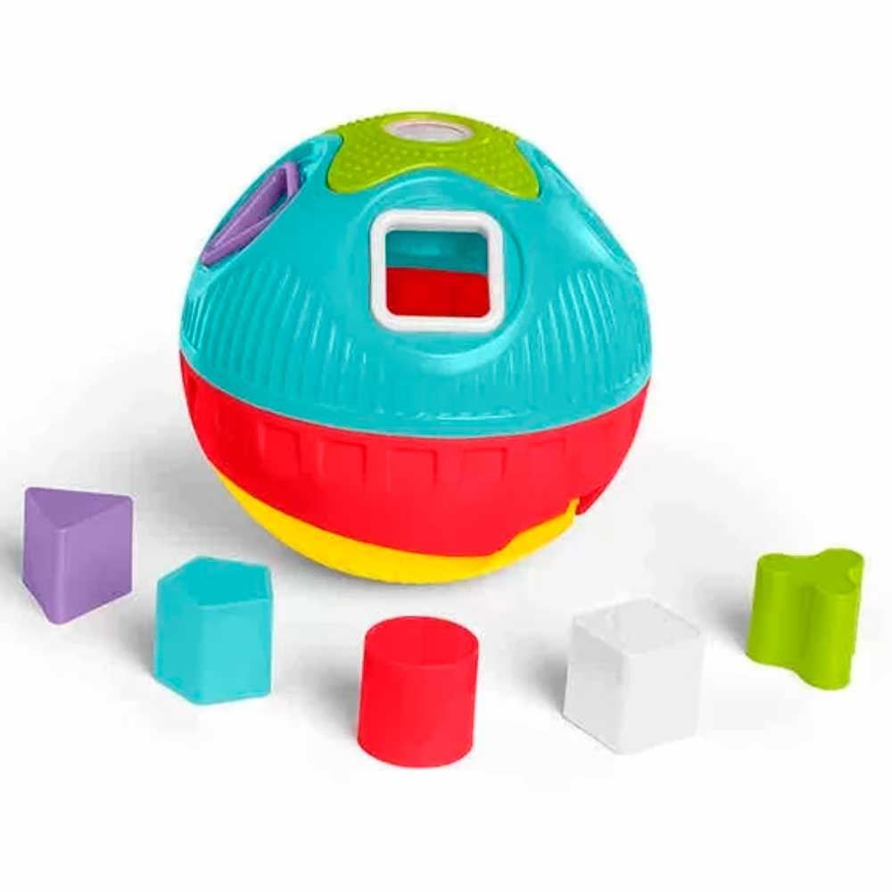 Bola Didática Colorida Fun Ball Com Som Tateti - 872