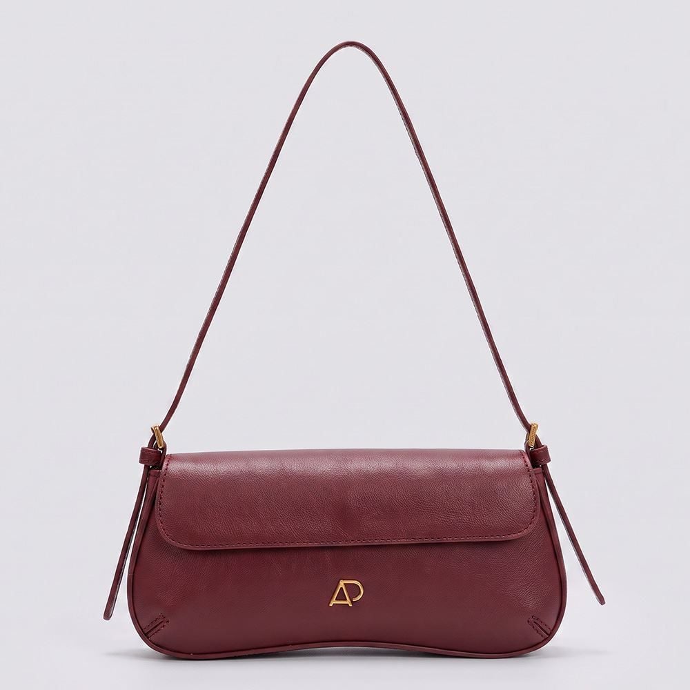 Bolsa Feminina Baguete Alice Palucci - VINHO U