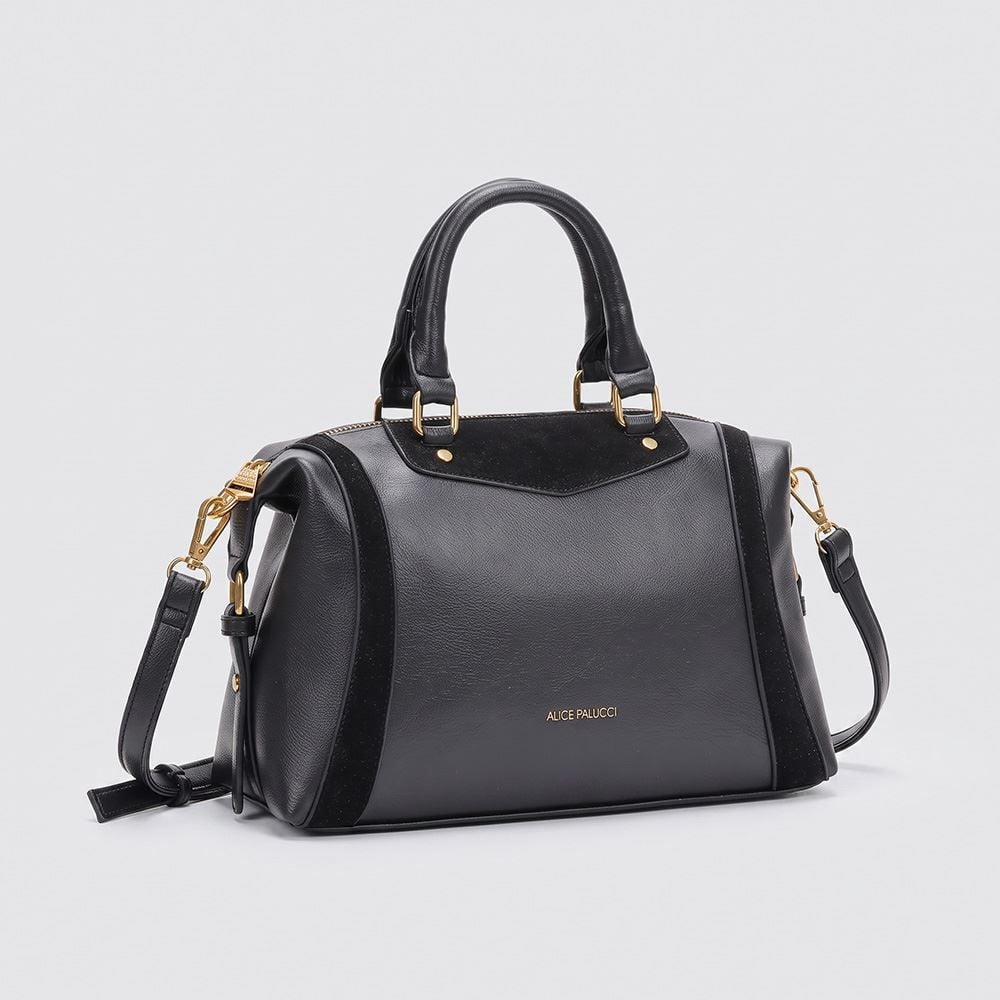 Bolsa Feminina Baú Alice Palucci - PRETO U