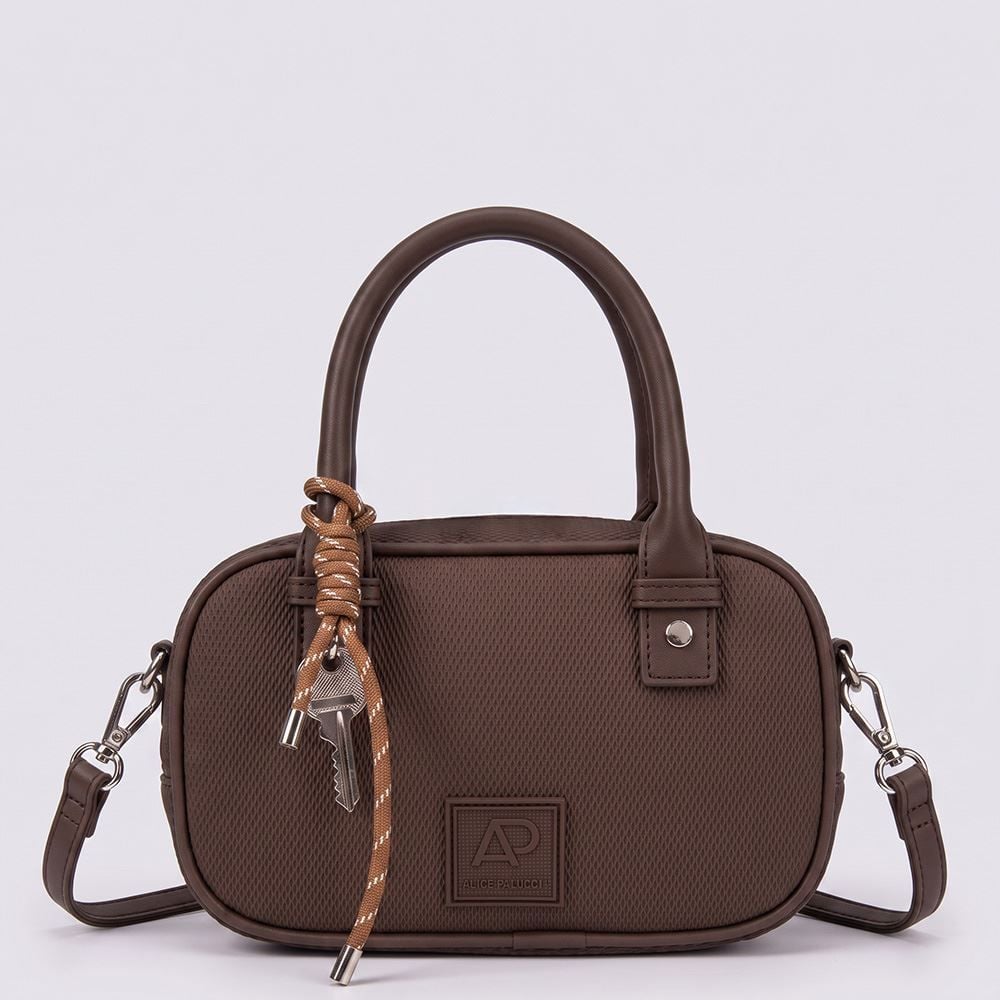 Bolsa Feminina Mini Bag Alice Palucci - CAFE U