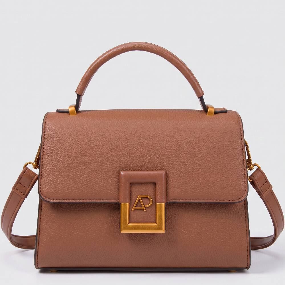 Bolsa Feminina Transversal Alice Palucci - MARROM U