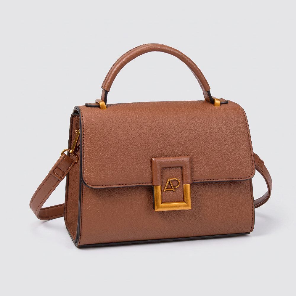 Bolsa Feminina Transversal Alice Palucci - MARROM U