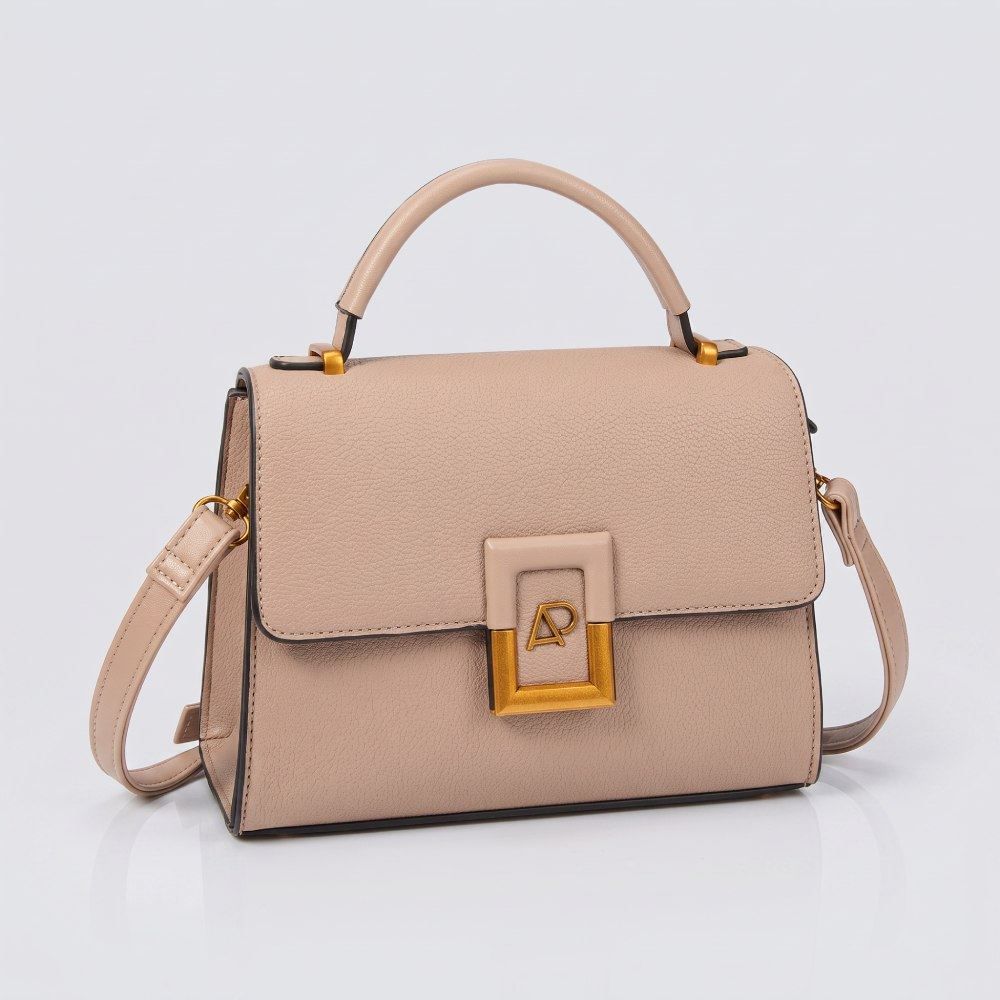 Bolsa Feminina Transversal Alice Palucci - TAUPE U