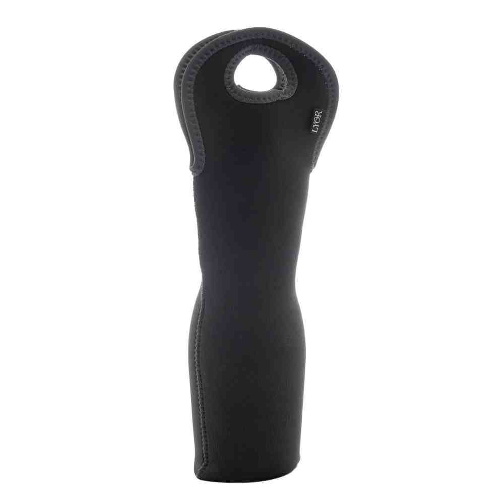 Bolsa Térmica Para 01 Garrafa Vinho Lyor 37,5Cm - Neoprene Preto