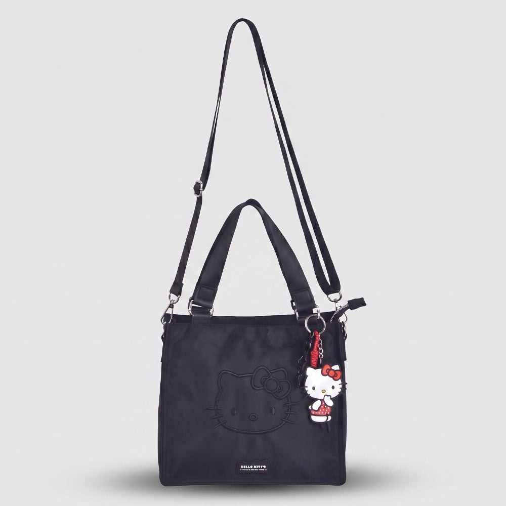 Bolsa Tiracolo Hello Kitty Sanrio - PRETO U