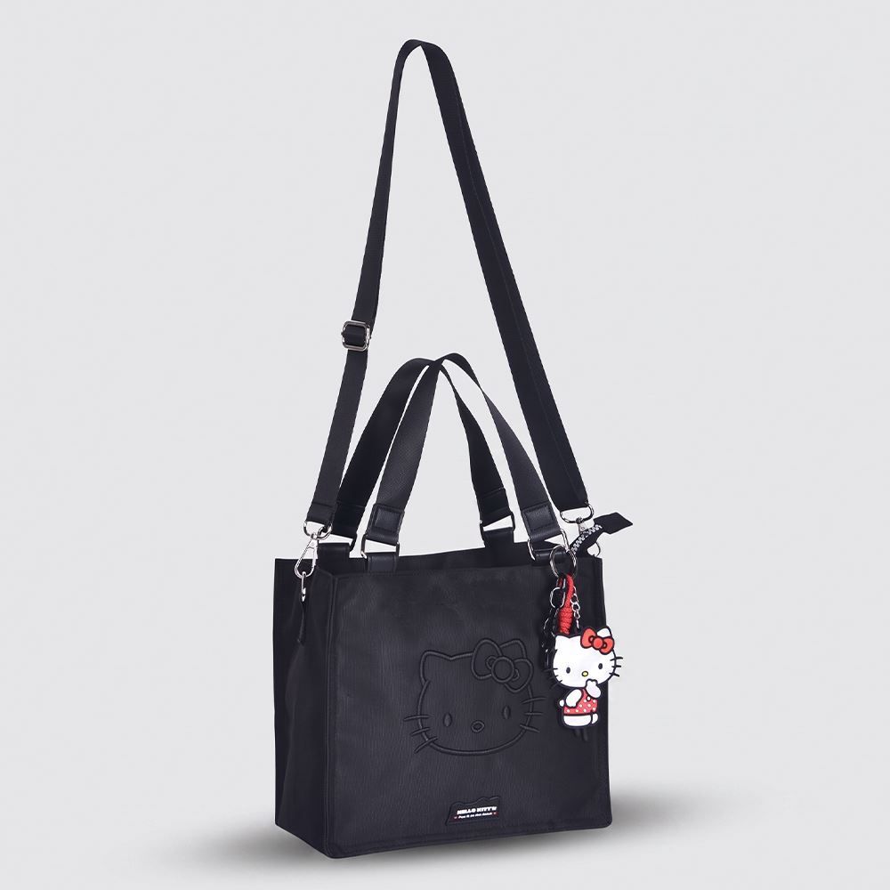 Bolsa Tiracolo Hello Kitty Sanrio - PRETO U
