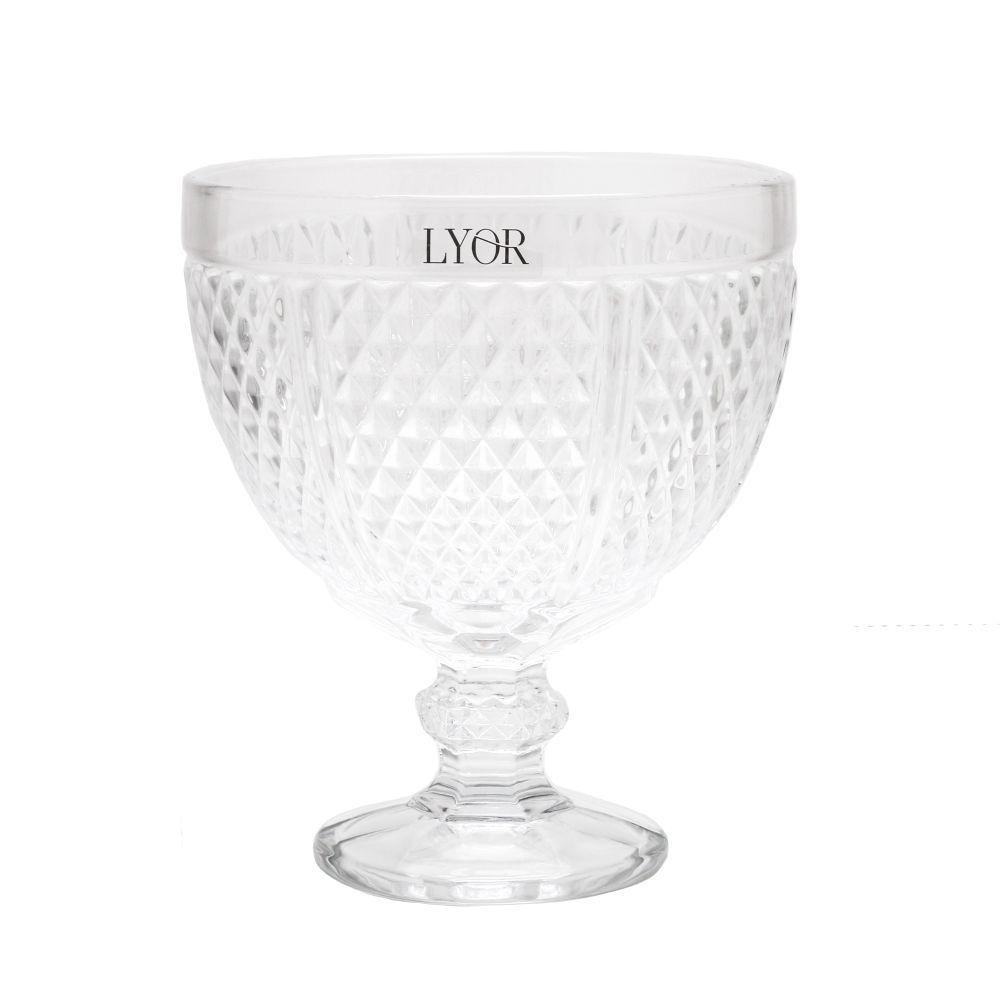 Bomboniere Com Pé Bico De Jaca Lyor 15 Cm - Transparente