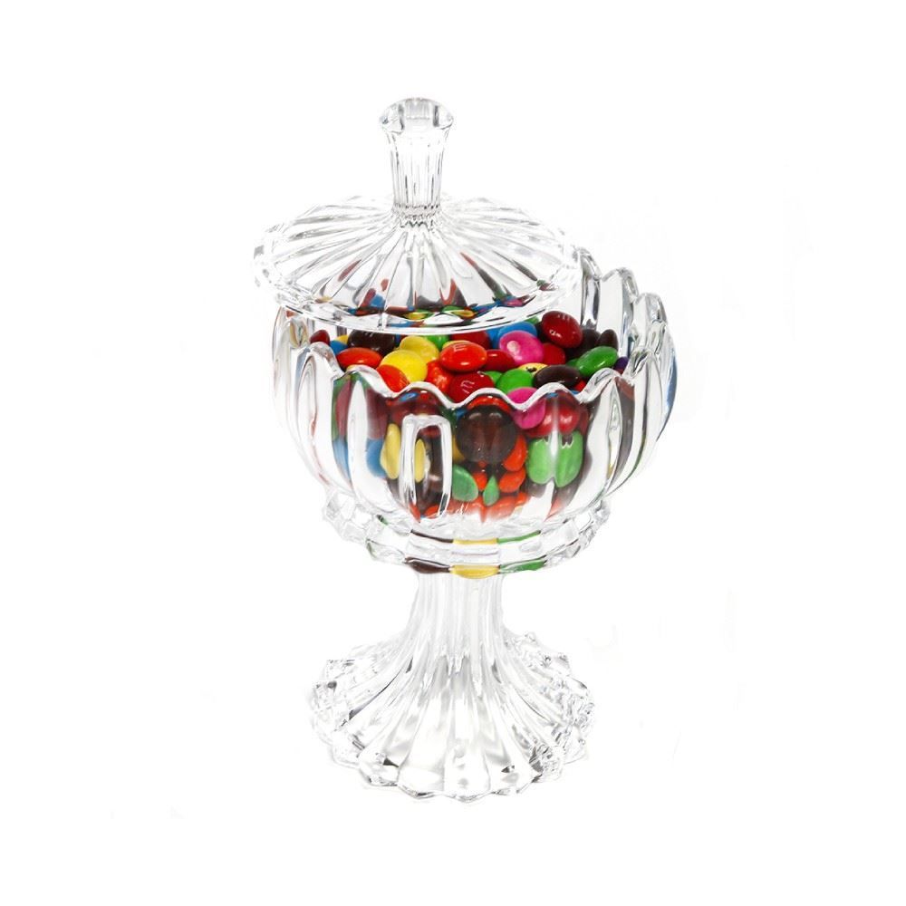Bomboniere Com Pé Cristal Geneva Wolff - Cristal