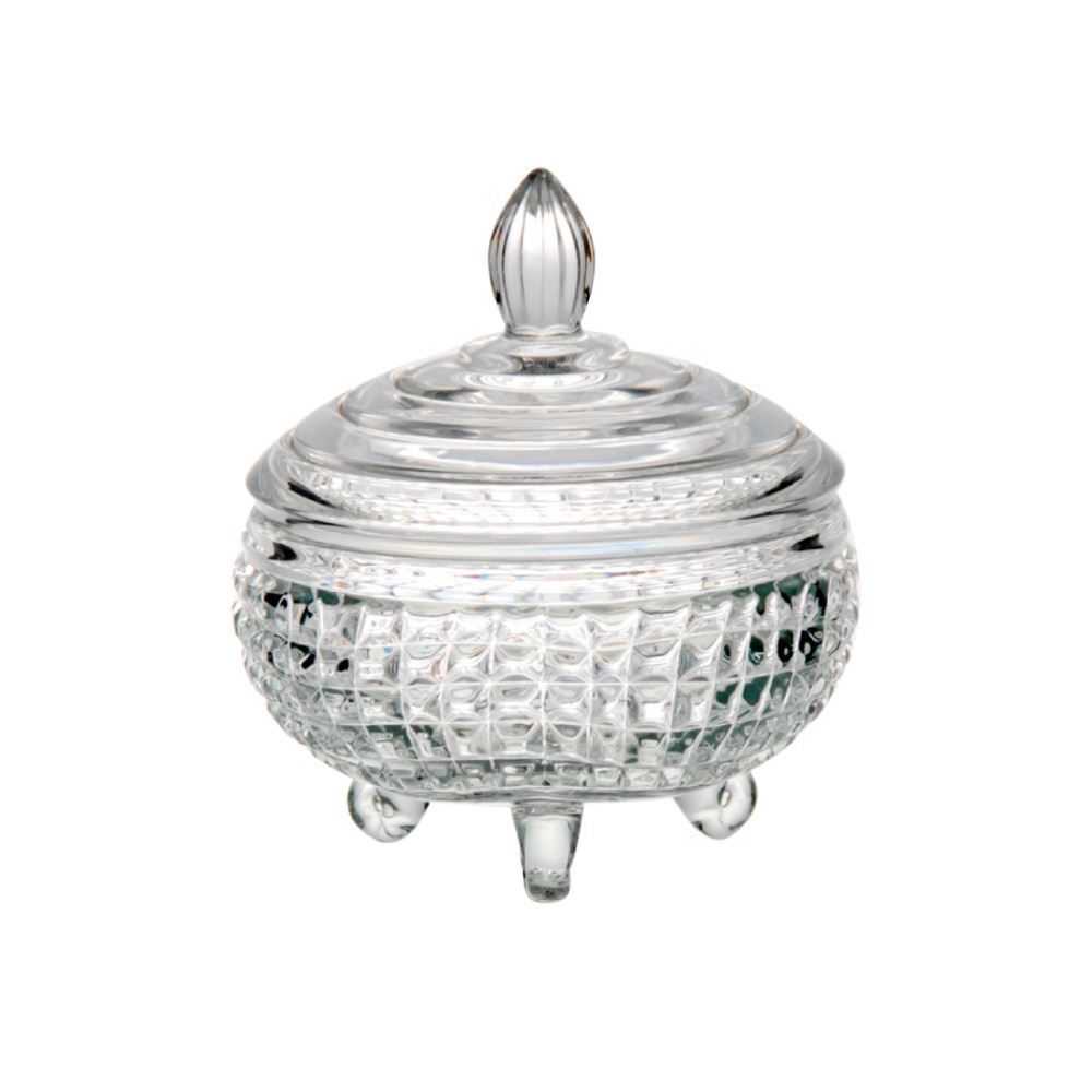 Bomboniere com Pé Framentti L'hermitage 12Cm - Cristal