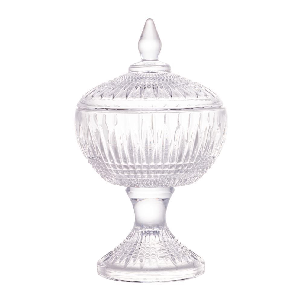 Bomboniere Cristal Com Pé Queen - Wolff