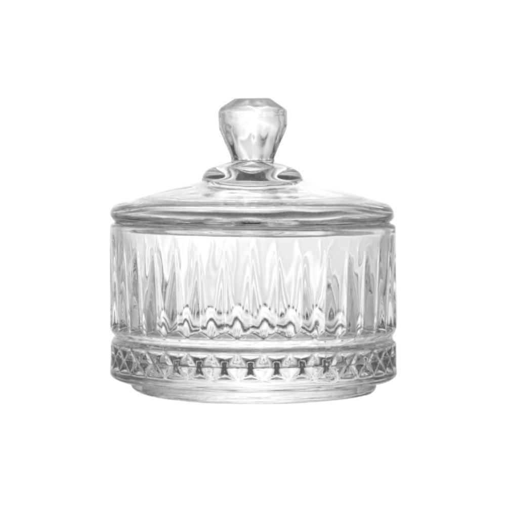Bomboniere de Vidro com Tampa 6,5Cm Lyor - Sortido