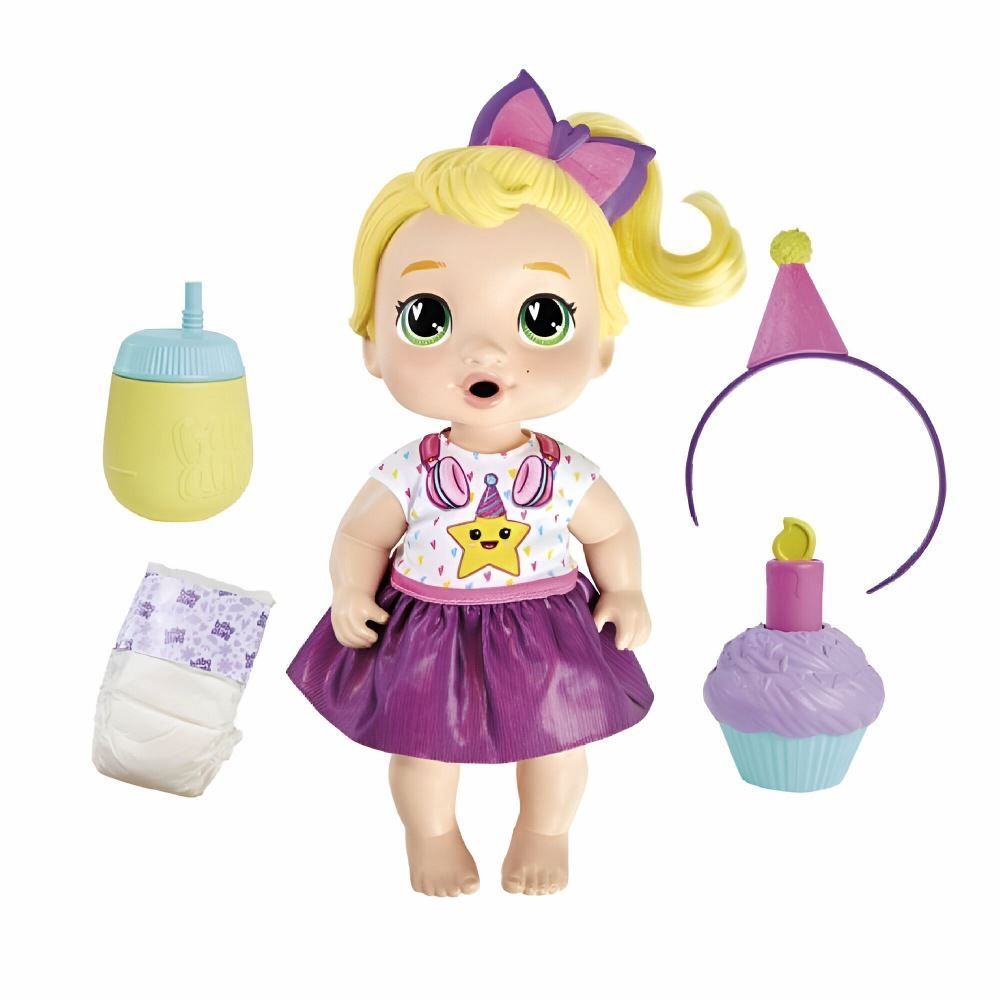 Boneca Baby Alive Festa De Aniversário Lala Hasbro - Rosa