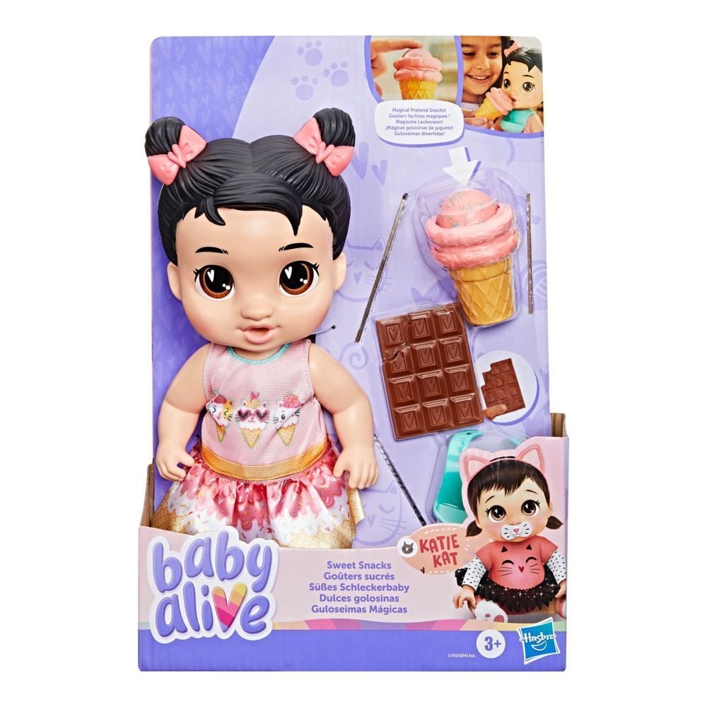 Boneca Baby Alive Katie Kat Guloseimas Hasbro - G1450