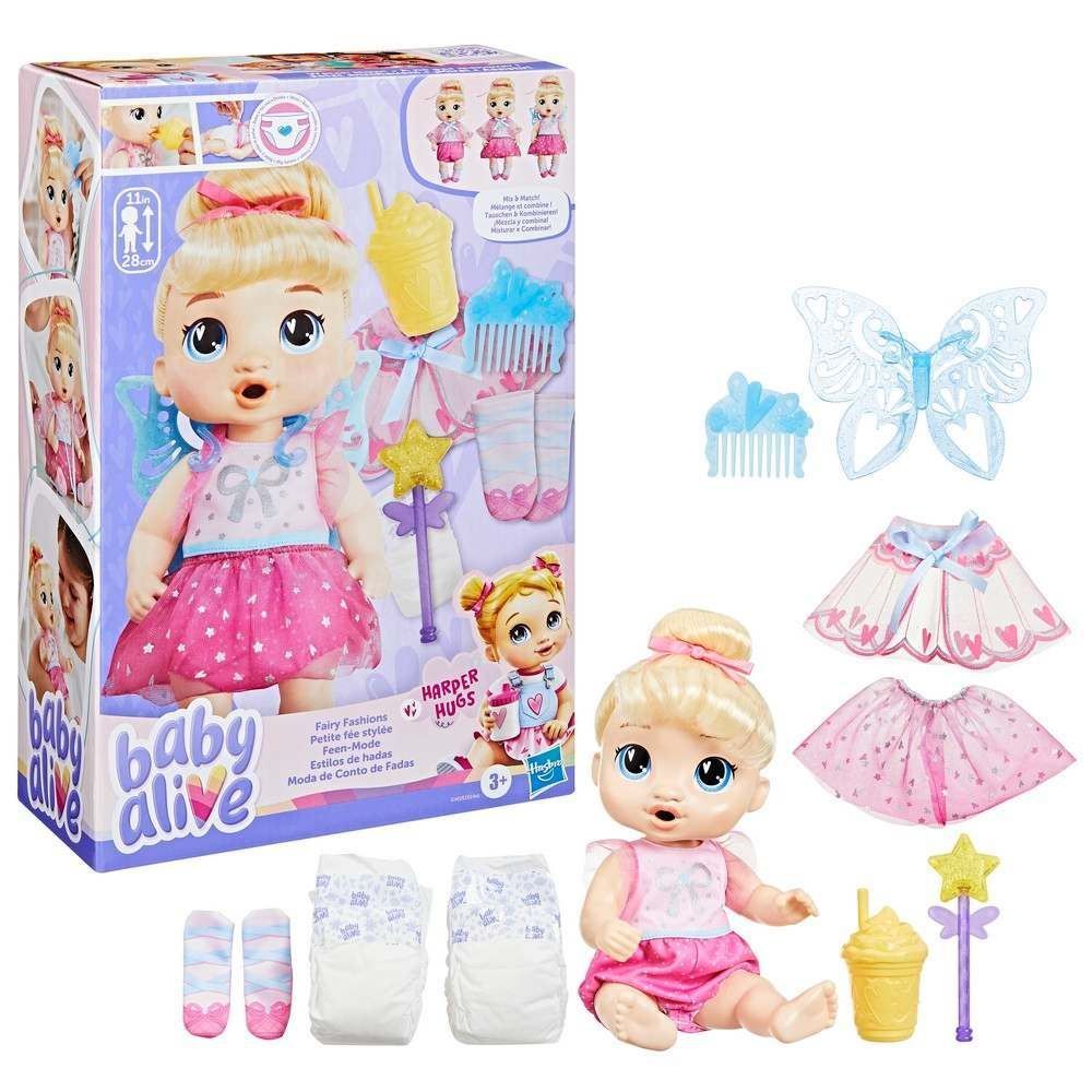 Boneca Baby Alive Moda Conta de Fadas Hasbro