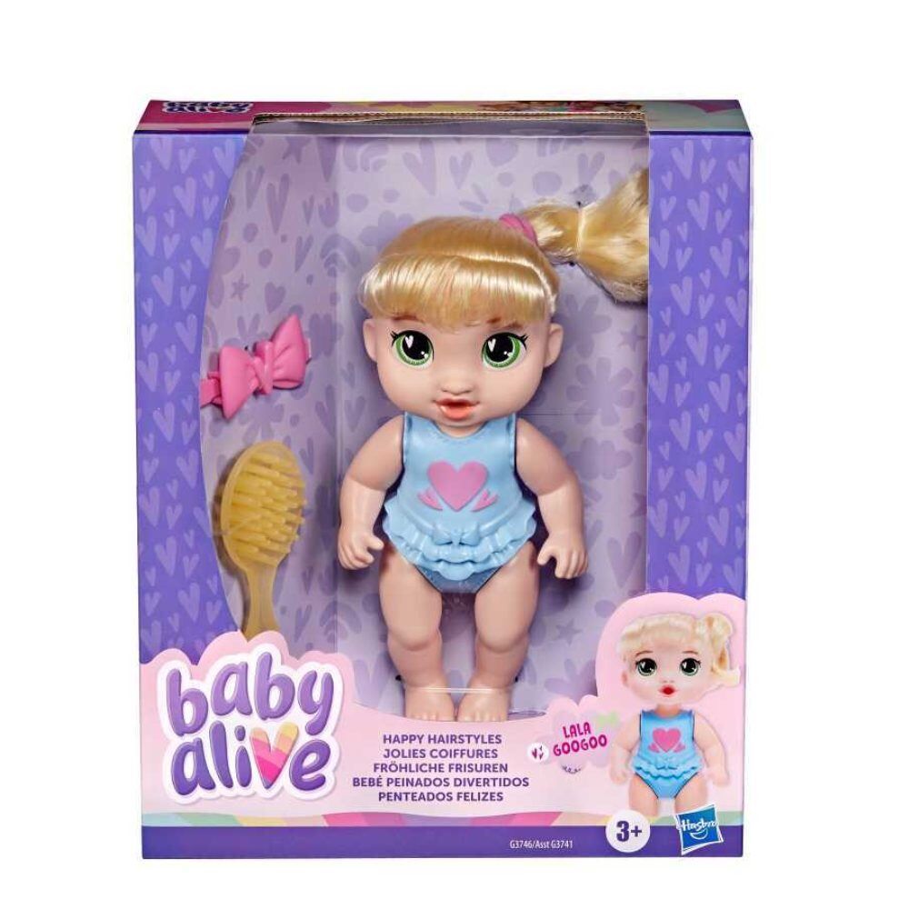 Boneca Baby Alive Penteados Felizes Lala Goo Goo Hasbro