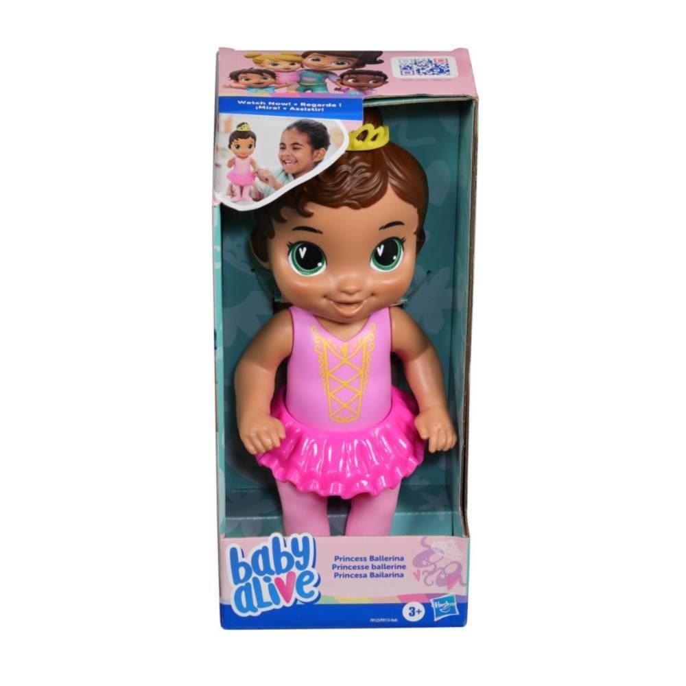 Boneca Baby Alive Princesa Bailarina Morena Hasbro - F9123