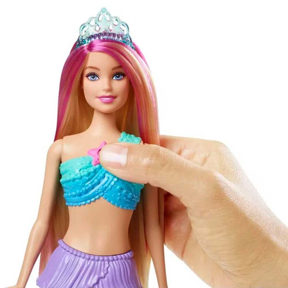 Boneca Barbie Dreamtopia Sereia Luzes E Brilhos Mattel - HDJ36