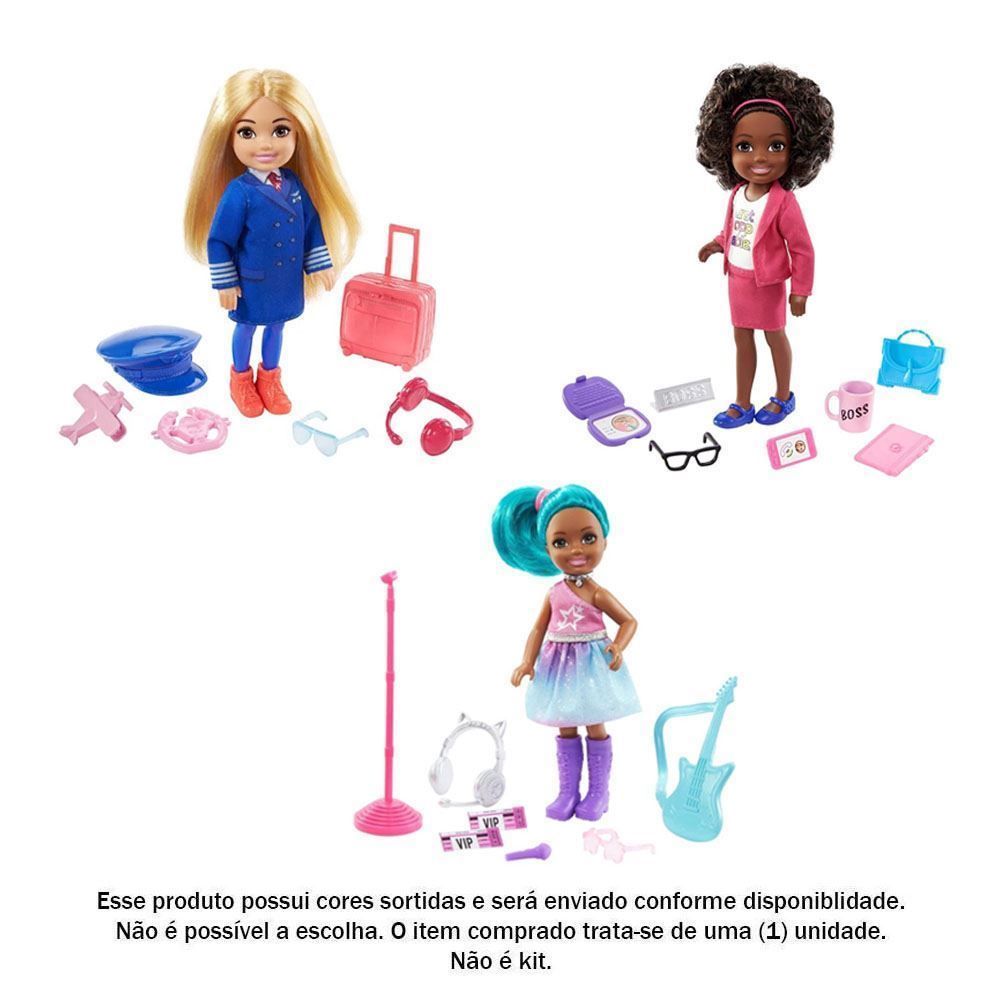 Boneca Barbie Mundo de Chelsea Profissões - GTN86