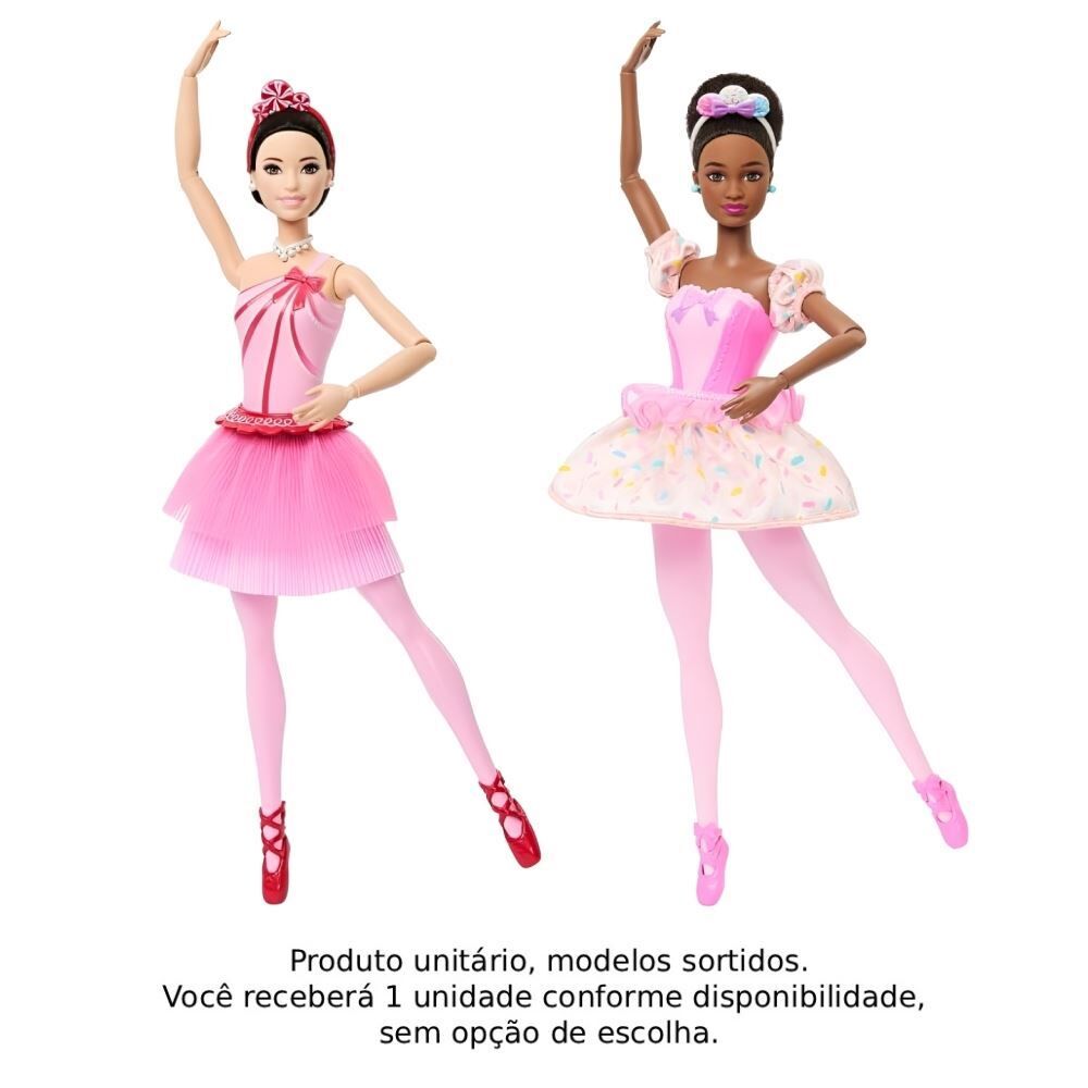 Boneca Barbie o Quebra-Nozes Bailarina Reino dos Doces Mattel - Sortido