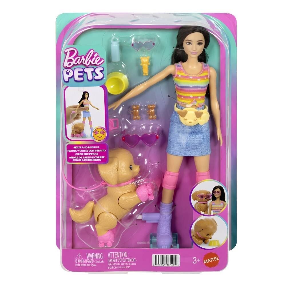 Boneca Barbie Pets Skate Mattel