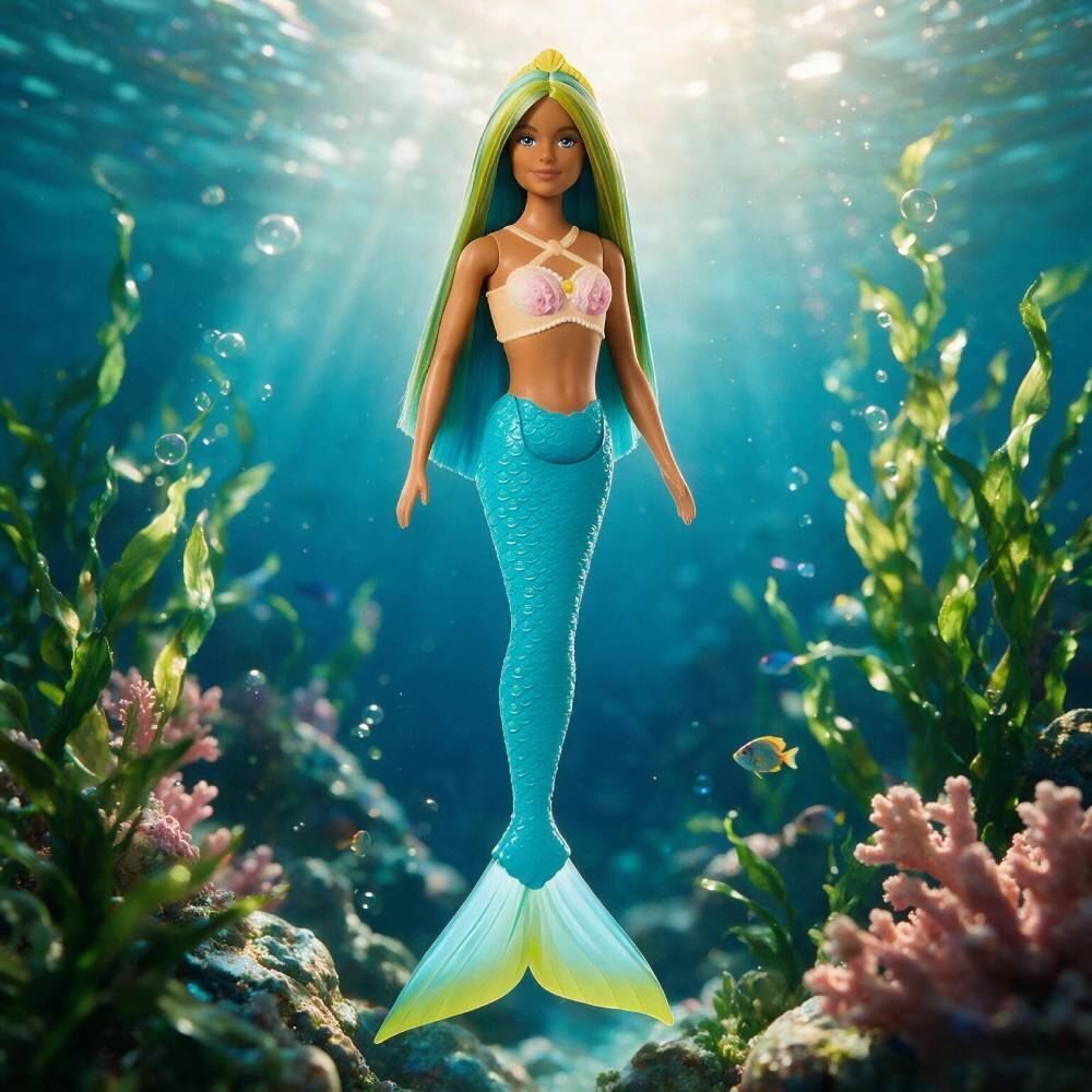 Boneca Barbie Sereia Mattel - Sortido