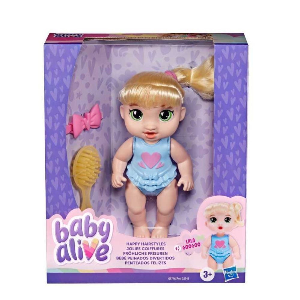 Boneca Bebê Baby Alive Penteados Felizes Lala Goo Goo Hasbro