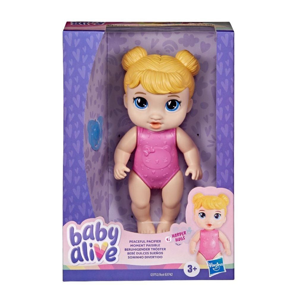 Boneca Bebê Baby Alive Soninho Divertido Harper Hugs Hasbro
