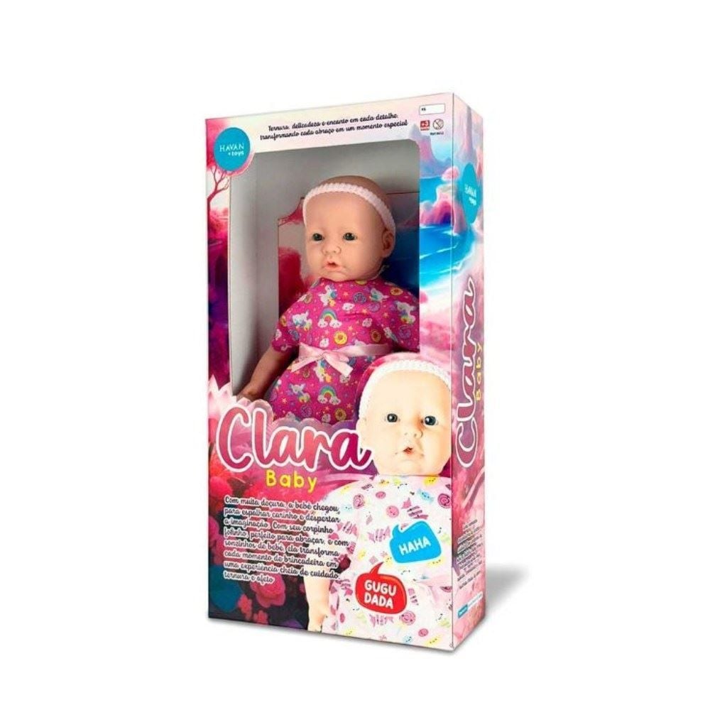 Boneca Clara Baby Divertoys - Sortido